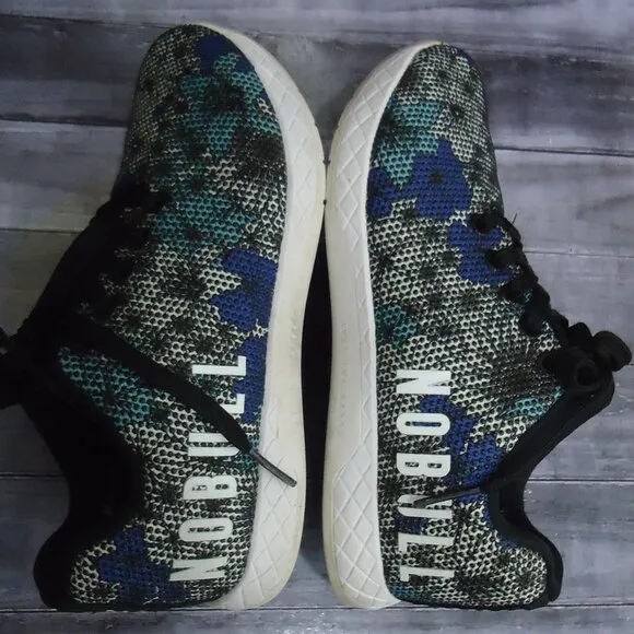 SIZE 6.5. Nobul floral trainer athletic shoes.