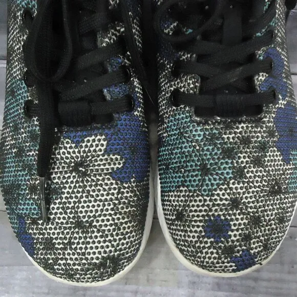 SIZE 6.5. Nobul floral trainer athletic shoes.