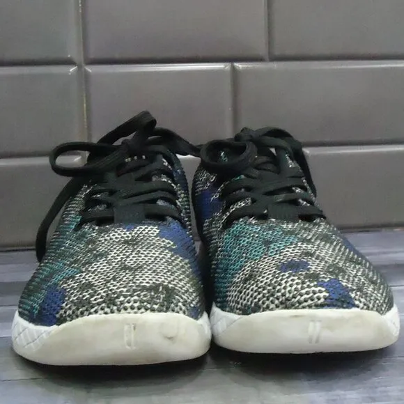 SIZE 6.5. Nobul floral trainer athletic shoes.