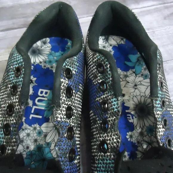SIZE 6.5. Nobul floral trainer athletic shoes.