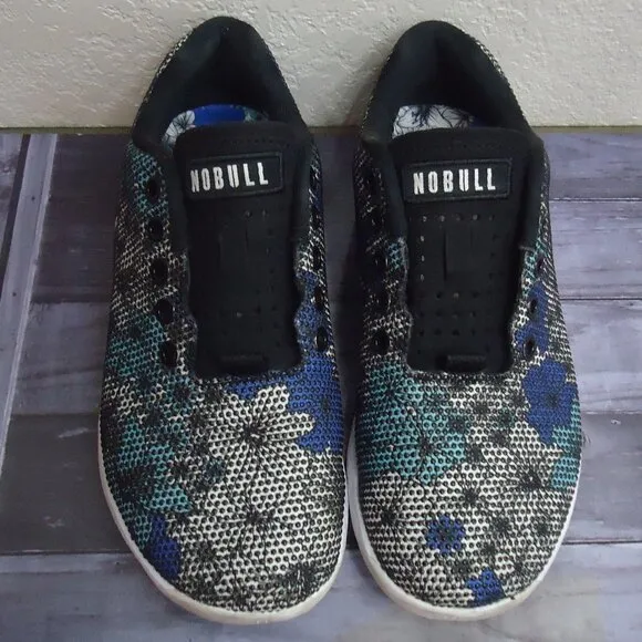SIZE 6.5. Nobul floral trainer athletic shoes.