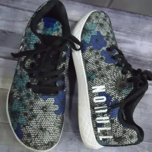 SIZE 6.5. Nobul floral trainer athletic shoes.