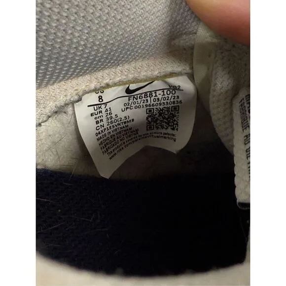 Size 8 - Nike Dunk Low Washed Denim Clean White gum bottom