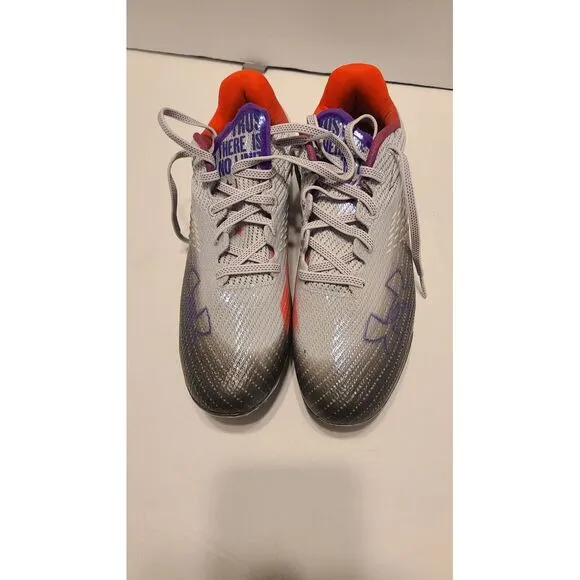 Size 8 - Under Armour Blur Smoke MC Halo Grey Metallic Ore‎ W Cleats MSRP 120.00
