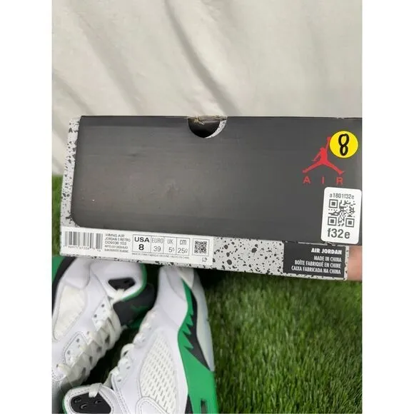 Size 8 - VNDS Air Jordan 5 Retro Lucky Green W Men’s Size 6.5 OG box