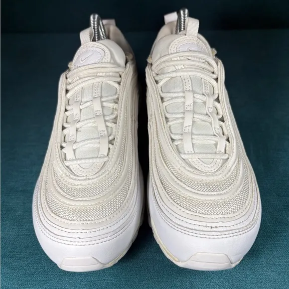 Size 8 - Women’s Nike Air Max 97 white shoes