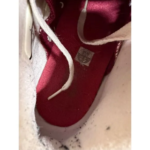 Size 8.5 Air Jordan 6 Maroon Mens Nike Retro White Red 384664-116