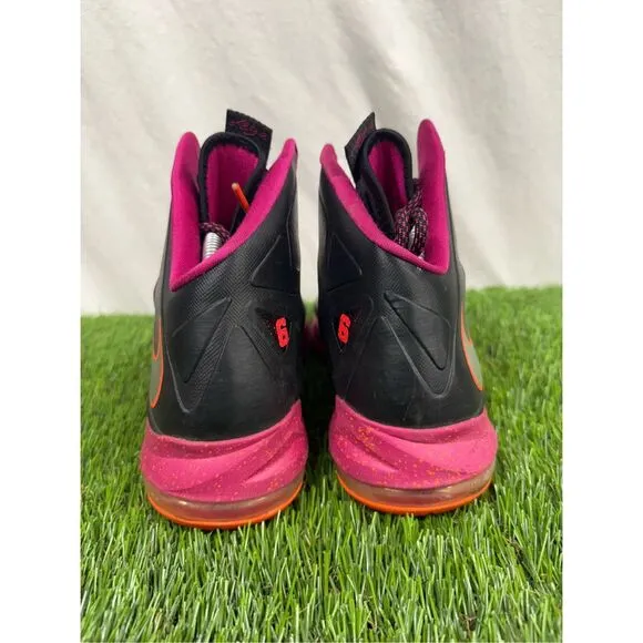 Size 8.5 CLEAN RARE Nike Lebron 10 x Floridians Basketball Shoes