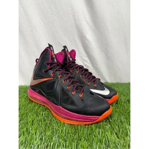 Size 8.5 CLEAN RARE Nike Lebron 10 x Floridians Basketball Shoes