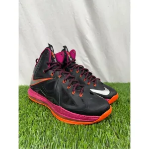Size 8.5 CLEAN RARE Nike Lebron 10 x Floridians Basketball Shoes
