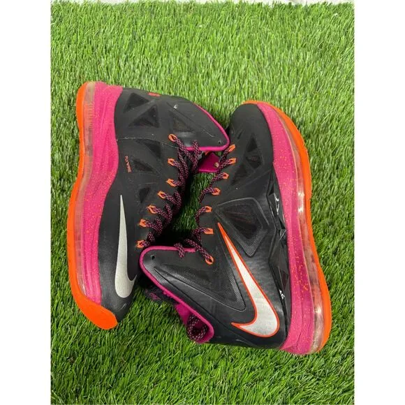 Size 8.5 CLEAN RARE Nike Lebron 10 x Floridians Basketball Shoes