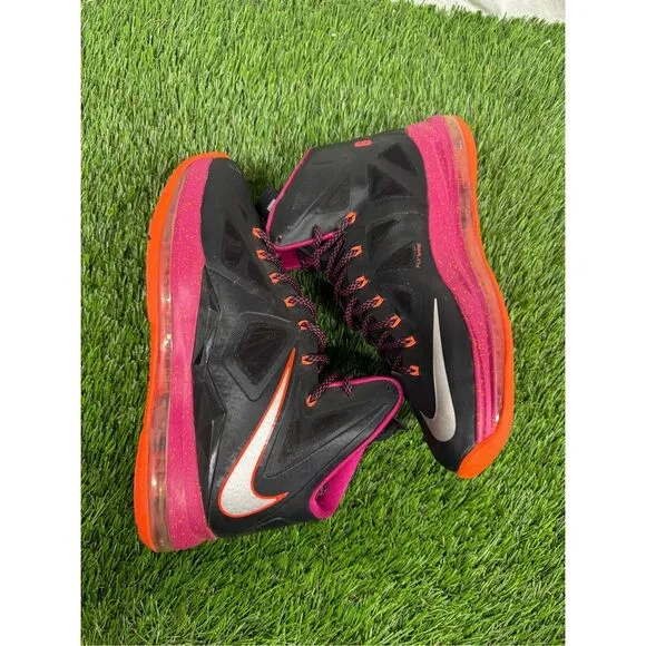 Size 8.5 CLEAN RARE Nike Lebron 10 x Floridians Basketball Shoes