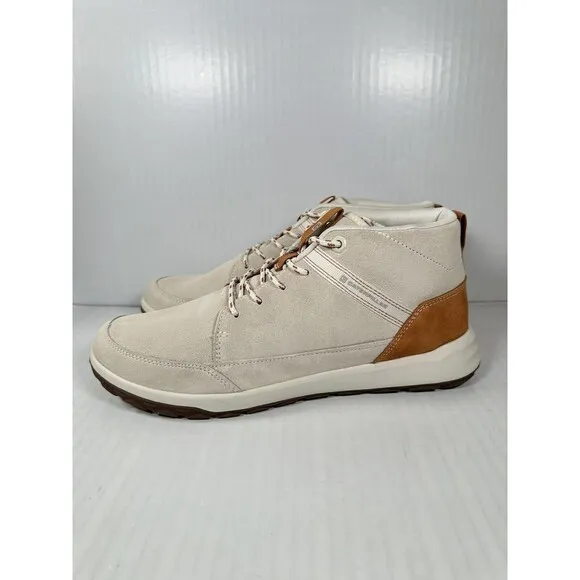Size 8.5 Men’s Caterpillar CAT Quest Mid Whitecap Moutons Shoe P724070 NEW
