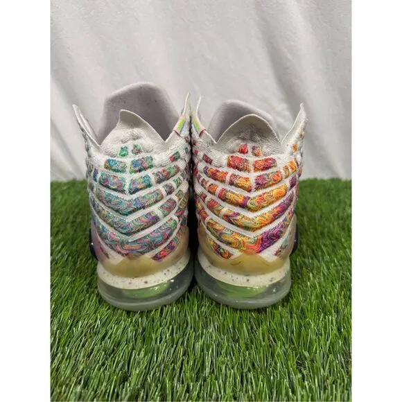 Size 8.5 - Nike LeBron 17 Air Command Force White Basketball Shoes | BQ3177-100