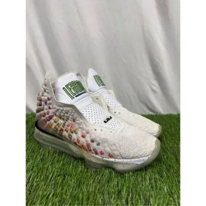 Size 8.5 - Nike LeBron 17 Air Command Force White Basketball Shoes | BQ3177-100