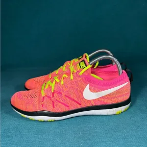 Size 8.5 - Women’s Nike Focus Flyknit multicolor shoes