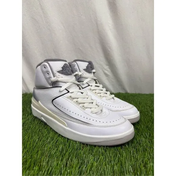 Size 9 Jordan 2 White Cement Grey Clean VNDS FIRE OG All