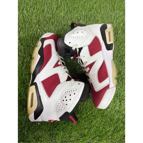 Size 9 Nike Air Jordan 6 Retro OG Mid Carmine CT8529-106 CLEAN