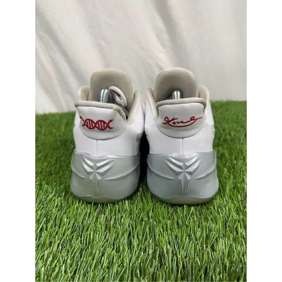 Size 9 - Nike Kobe AD White Chrome Silver Mamba 2017 Sneakers 852425-110 Men's