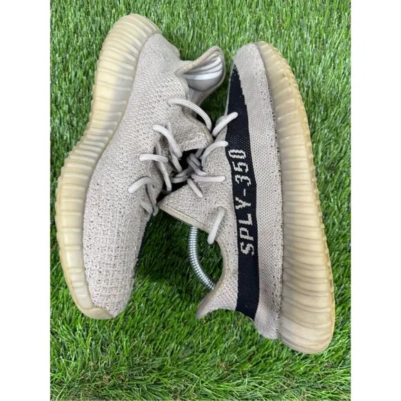 Size 9.5 - adidas Yeezy Boost 350 V2 Low Slate fire