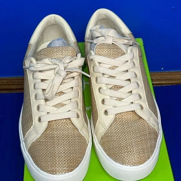 Size 9.5- Women’s Sam Edelman Ethyl G9151M0255 Tan Basket Weave Shoes NEW