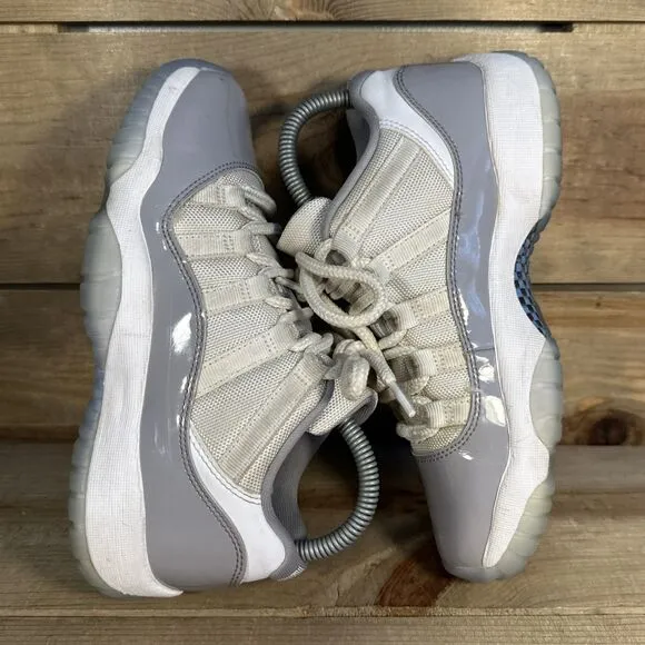 Size Youth 4.5 / Women’s 6 Nike Air Jordan 11 Low “Cement Grey” Shoes 528896-140