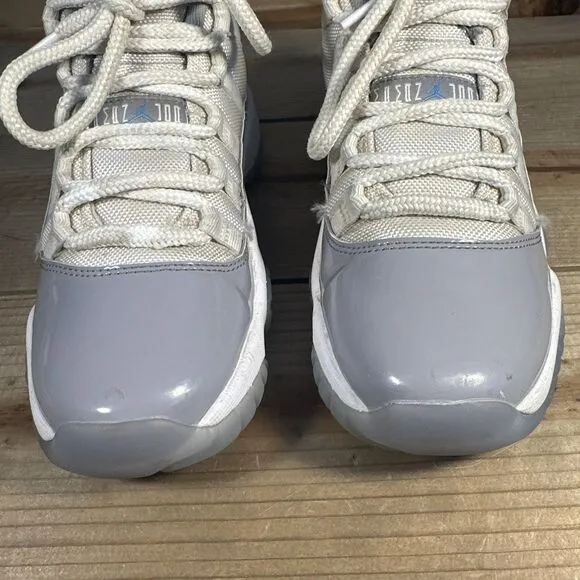 Size Youth 4.5 / Women’s 6 Nike Air Jordan 11 Low “Cement Grey” Shoes 528896-140