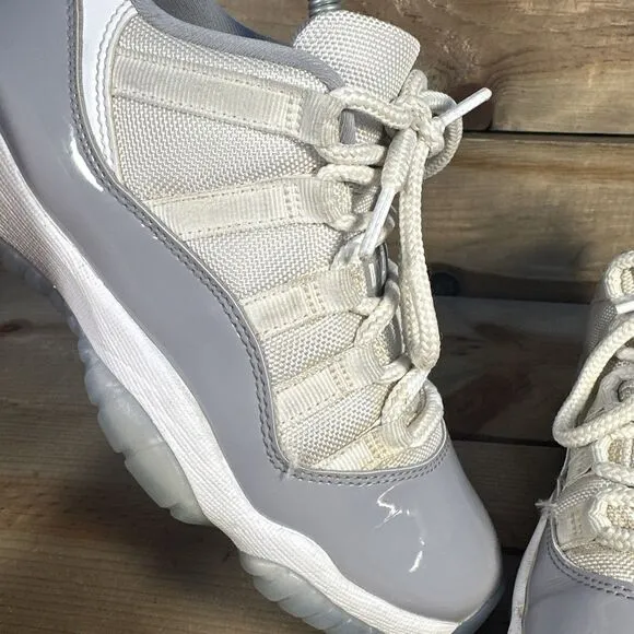 Size Youth 4.5 / Women’s 6 Nike Air Jordan 11 Low “Cement Grey” Shoes 528896-140