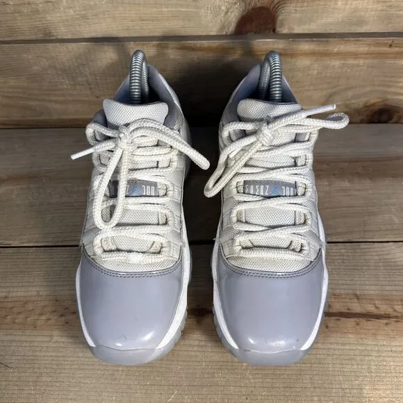 Size Youth 4.5 / Women’s 6 Nike Air Jordan 11 Low “Cement Grey” Shoes 528896-140