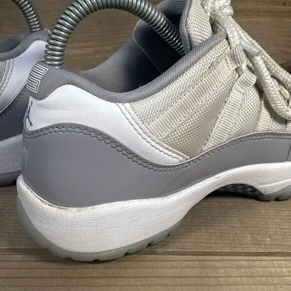 Size Youth 4.5 / Women’s 6 Nike Air Jordan 11 Low “Cement Grey” Shoes 528896-140