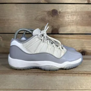 Size Youth 4.5 / Women’s 6 Nike Air Jordan 11 Low “Cement Grey” Shoes 528896-140