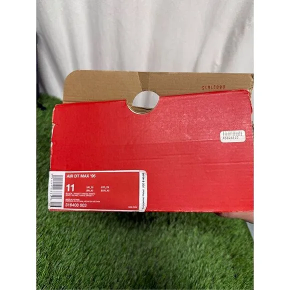 Size 11 - Nike Air DT Max ’96 2013 Black White 316408-003 Deion Sanders OG all