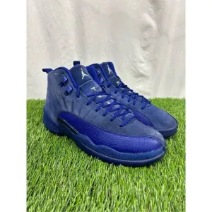 Size 9 - Nike Air Jordan 12 Retro Deep Royal Blue 2016 130690-400 OG XII Blue
