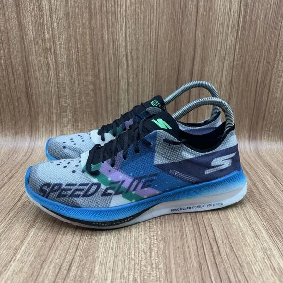 Skechers Go Run Speed Elite Running Shoes in Hyper Burst Multicolor Women Sz 7.5