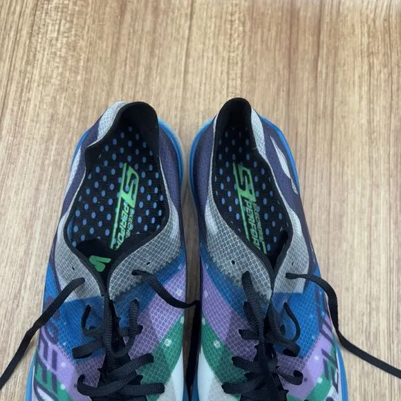Skechers Go Run Speed Elite Running Shoes in Hyper Burst Multicolor Women Sz 7.5