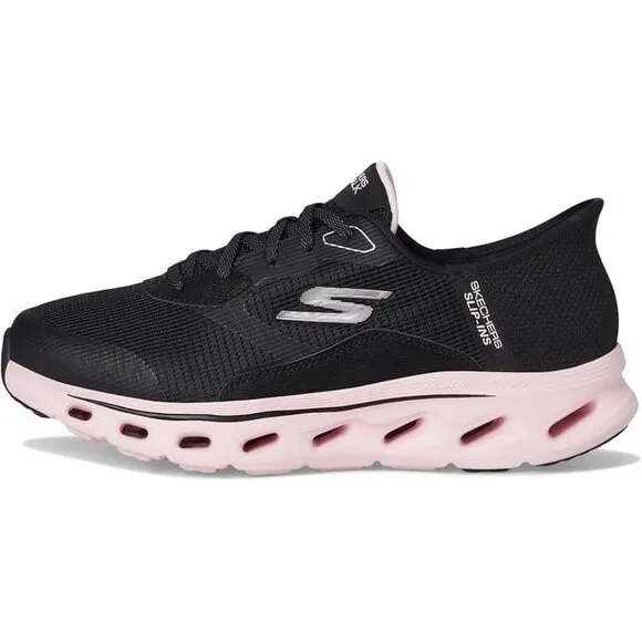 Skechers GO WALK Glide-Step 2.0 Belah Slip-Ins – Women’s Size 8.5 – Black &amp; Pink