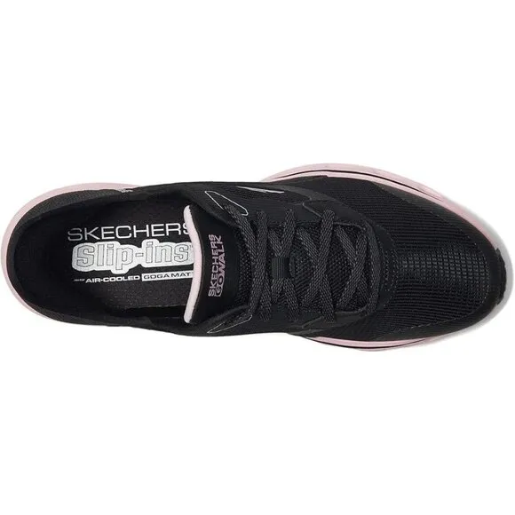 Skechers GO WALK Glide-Step 2.0 Belah Slip-Ins – Women’s Size 8.5 – Black &amp; Pink