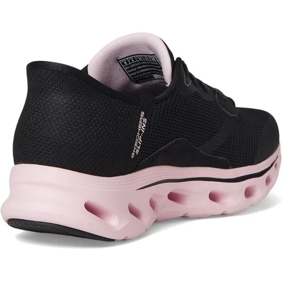 Skechers GO WALK Glide-Step 2.0 Belah Slip-Ins – Women’s Size 8.5 – Black &amp; Pink