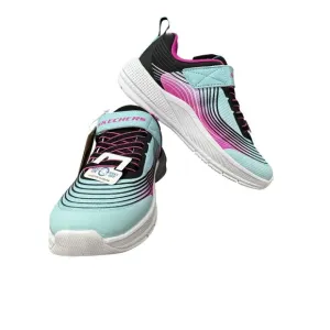 Skechers Microspec Advance Kids Adaptive Closure Machine Washable Aqua/Purple