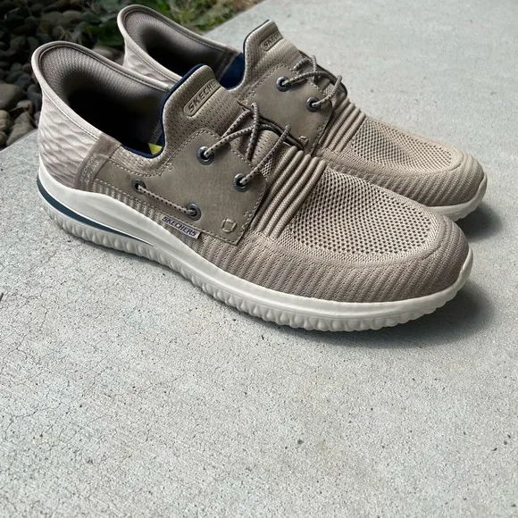 Skechers Slip-ins Delson 3.0 Roth Men’s Tan Sneakers
