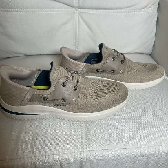 Skechers Slip-ins Delson 3.0 Roth Men’s Tan Sneakers