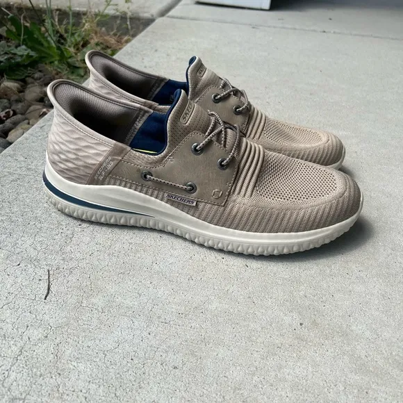 Skechers Slip-ins Delson 3.0 Roth Men’s Tan Sneakers