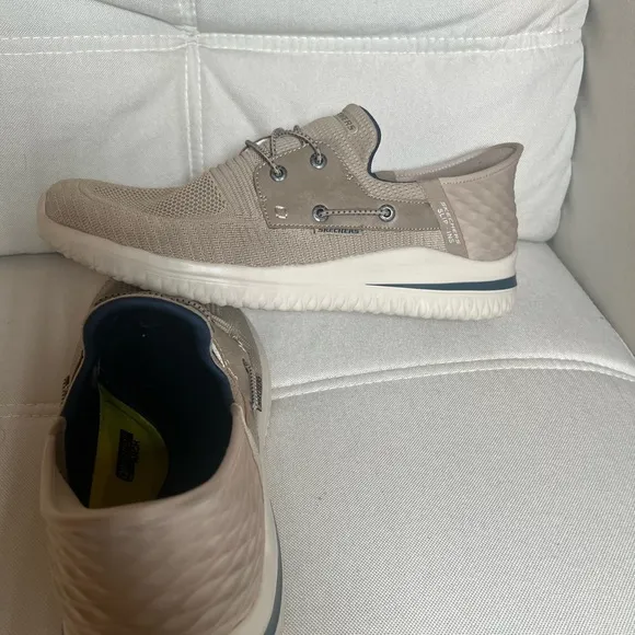 Skechers Slip-ins Delson 3.0 Roth Men’s Tan Sneakers