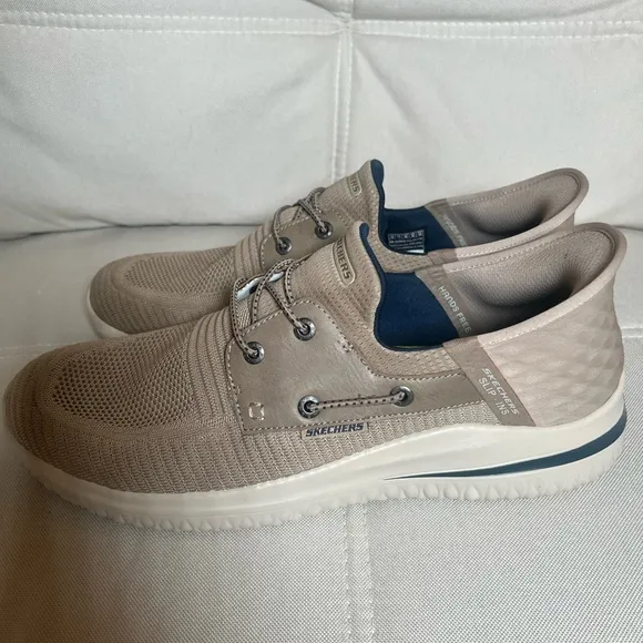 Skechers Slip-ins Delson 3.0 Roth Men’s Tan Sneakers