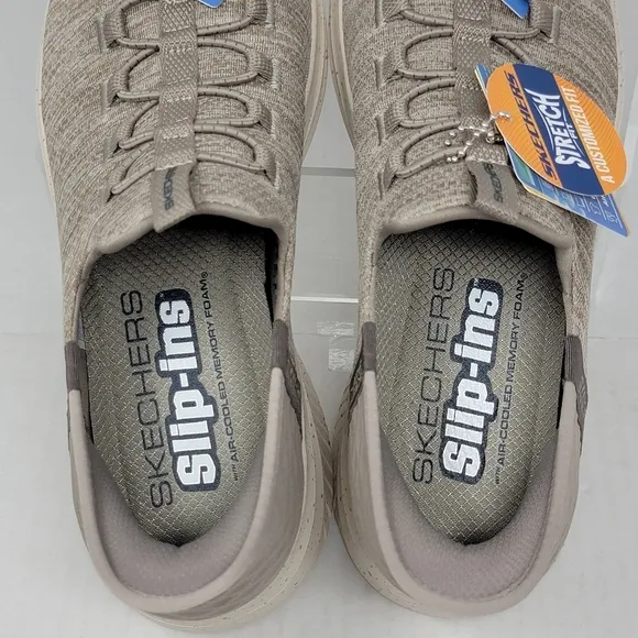 Skechers Slip-Ins Men’s Hands Free Memory Foam Shoes 232452/TPE Size 7 New
