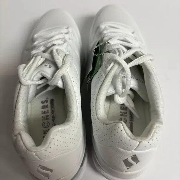 Skechers Women’s Uno 2-Air Around You Sneakers White, Size 6.5 M