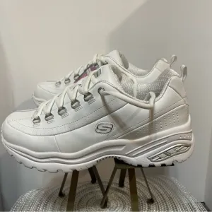 Sketchers Women’s Sport Premium Sneaker Size 10 White Leather NWT