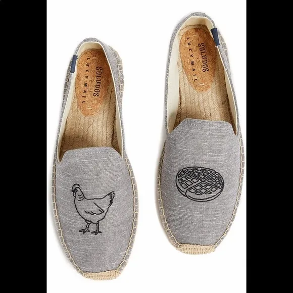 Soludos x Lucy Mail Chicken Waffle Espadrilles