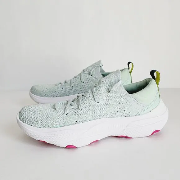 Sorel Explorer Blitz Stride Lace Up Light Green Sneakers Bolt Print 7.5