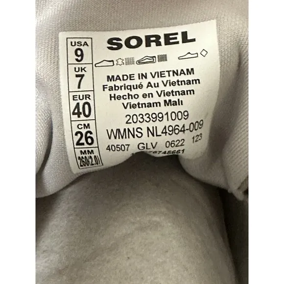 Sorel ONA™ 503 LOW TRAINER Sizes 9 Women’s shoes NEW